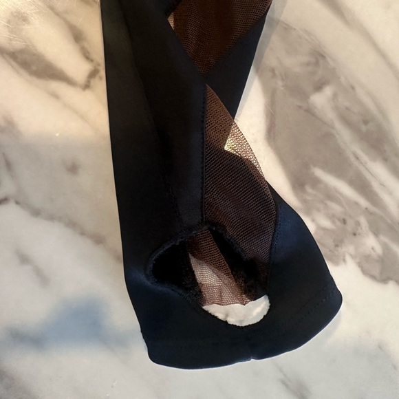 MUGLER
Jersey & tulle high neck bodysuit - Picture 9 of 11